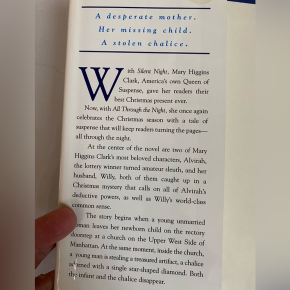 All Through The Night By Mary Higgins Clark Novel - Picture 2 of 10